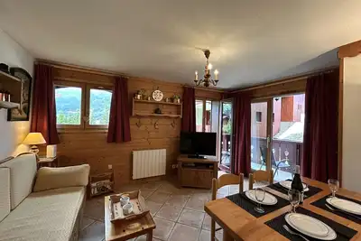 Image de Appartement cosy 3 pièces, 2 chambres, Méribel Village, proche commerces
