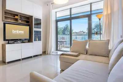 Image de bnbme | Stylish Sports City Apt with Balcony | Pet Friendly