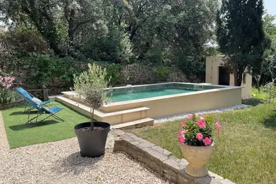 Image de À Nîmes au cœur de la nature avec piscine
