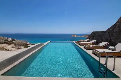 Image de Exquisite Mykonos Villa | Villa Golden Aegean | 4 Bedrooms | Breathtaking Sea.