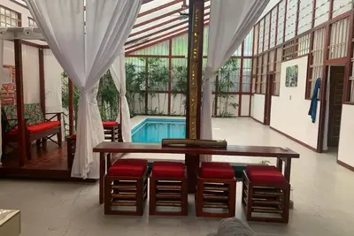 Image de Uva Blue Villas - Pool House - Climatisation, 3 chambres, 7 personnes, Piscine intérieure avec débordement