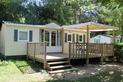 Image de Mobil-home avec Terrasse à La Cassagne pour 6 personnes