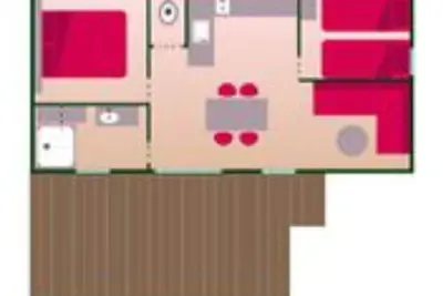 Image de Cottage 5 pers. avec terrasse face au lac