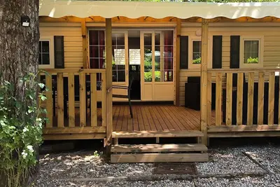 Image de Mobil home pour 8 personnes avec terrasse accessible