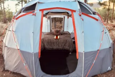 Image de Sregniws, Charming 1-bedroom campground in Pine, Az. 1/2 Glamp-1/2 Camp Dogs Yes