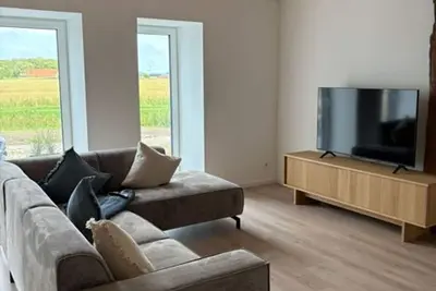Image de Gulfhof Funnixerhörn een - Stylish vacation farm with garden and wide open spaces