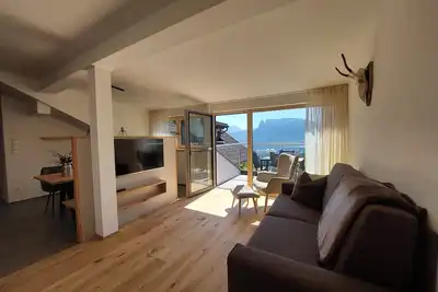 Image de Appartement 'Stodlzauber' avec vue sur la montagne, jardin commun et Wi-Fi