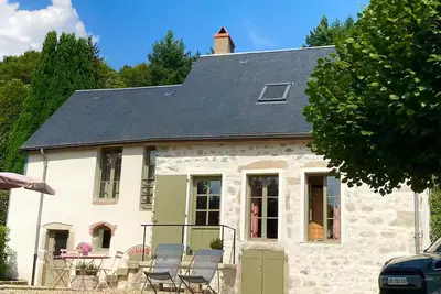Image de Maison de campagne / jardin vue sur les monts du Morvan  Saint-Prix, France