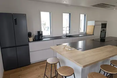 Image de Maison neuve 14 personnes vue sur Marais proche Mer avec Sauna 4 personnes