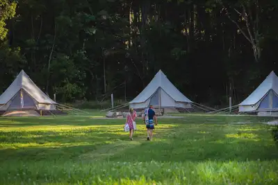 Image de Aura Glamping Tent: Eco Stay w/ Private Bathroom & Nature Views Near Noosa