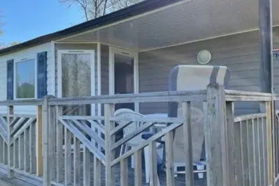 Image de Mobil home confortable avec terrasse pour 4 personnes