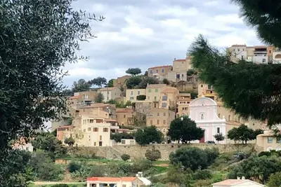 Image de Corse - Lumio, Balagne petite maison loft, vue imprenable sur le Golfe de Calvi