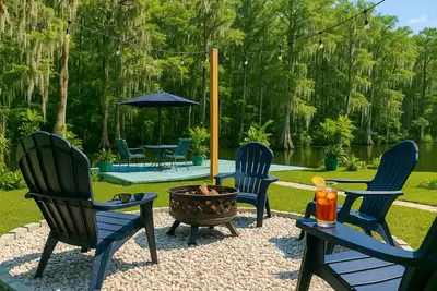 Image de Waterfront Dock! / Lux 3/2 /Fish/ fire pit/ sleep 6