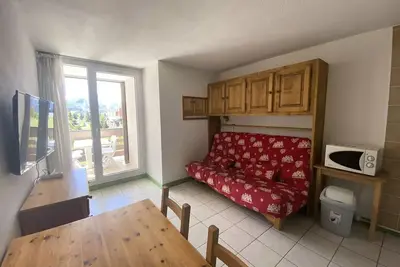 Image de Les Deux Alpes – Studio cosy au pied des pistes avec balcon plein sud, vue sur la Muzelle