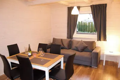 Image de Log cabin Aurora for family vacation in Dziwnowek 10min. walk to the Baltic Sea