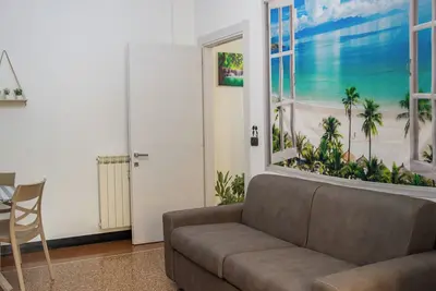 Image de Spacious apartment in central area with balcony, within walking distance of Scassi Hospital
