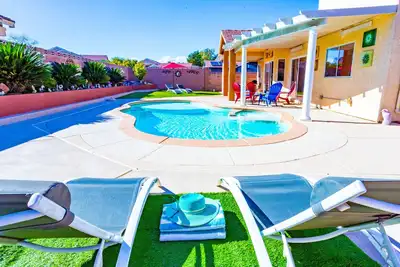Image de 4-bedroom house in delightful North Las Vegas with Ac, fitness area