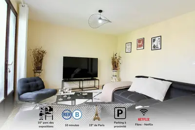 Image de Grand F4 | 15 min Paris |8 pers | calme & confort