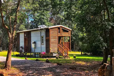 Image de Sanctuary Cabin: Solo-Friendly Retreat w/ Loft, Burner & Solar Power