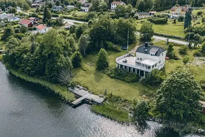 Waterfront villa with private jetty