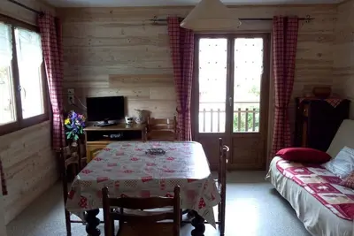 Image de 1er étage, balcon, parking, casier à ski, 50m², Valloire