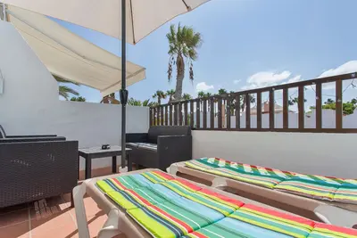 Image de Vacances à la 'Casa De La Calma' avec vue sur la mer, piscine partagée et Wi-Fi