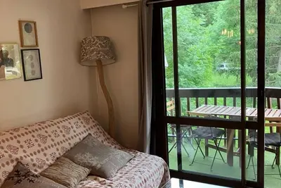 Image de Studio cabine 4 pers, exposé sud, animaux admis, balcon