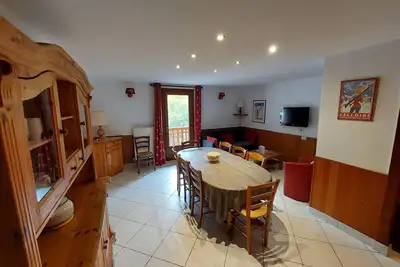 Image de Grand appartement 4 pièces pour 8 personnes avec balcon à Valloire, animaux admis