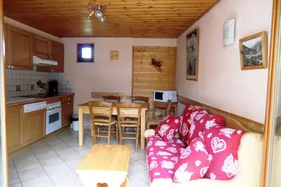Image de Appartement spacieux 3 chambres, 5 pers. , animaux acceptés, balcon sud, à Valloire