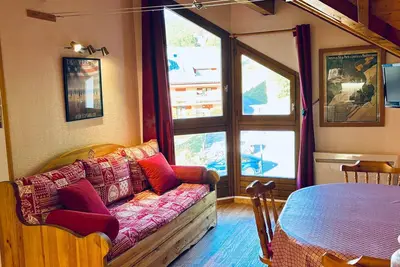 Image de Appartement 2 pièces pour 4 personnes, balcons et casier à skis, Valloire