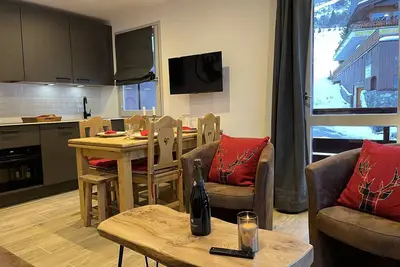 Image de Appartement moderne à Méribel, spacieux avec balcons, proche pistes
