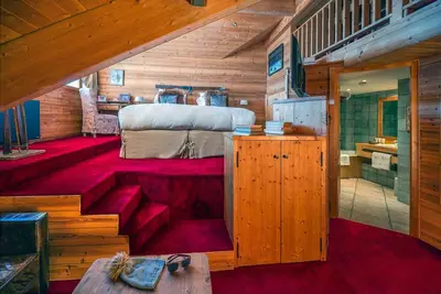 Image de Chambre prestige avec vue sur le massif d'Oisans