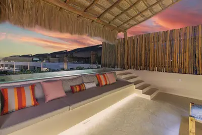 Tulum Escape: Rooftop Pool, Panoramic Views & Beach Perks