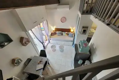 Image de Agréable studio pour famille avec piscine