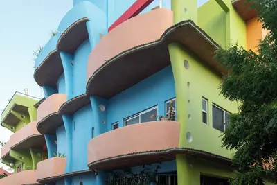 Image de Wonderful 3-bedroom house with Ac and rooftop swimming pool in Puerto Escondido