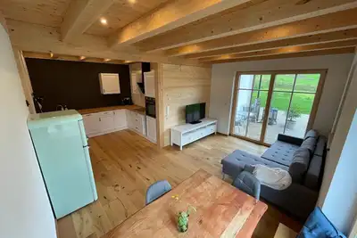 Image de Appartement 'dahoimelig' avec vue sur la montagne, terrasse privée et Wi-Fi