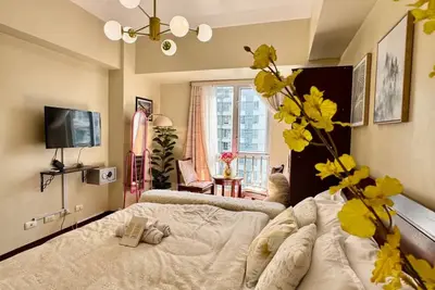 Image de Studio confortable à Cebu City avec vue sur le jardin