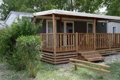 Image de Mobil-Home Premium 5 personnes camping 5 étoiles à Valras-Plage