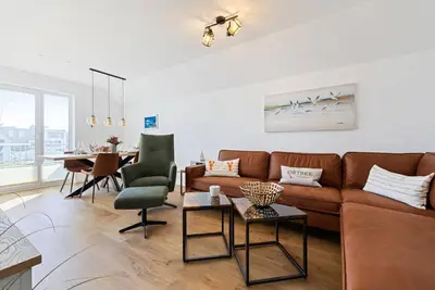 Image de This stylish Padua vacation apartment boasts warm wood-effect floors, lots of light and lovingly furnished retreats.