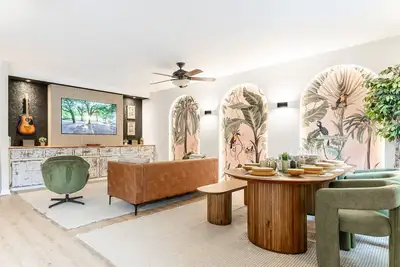 Image de Only 15 minutes to downtown – Designer Interiors, Cozy Patio & Firepit Nights