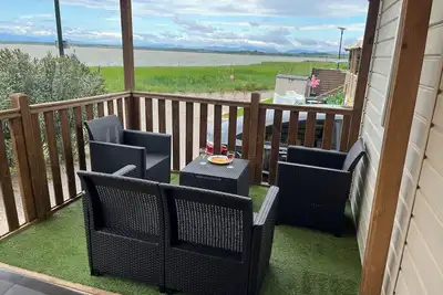 Image de Mobil home 6 p vue sur l étang