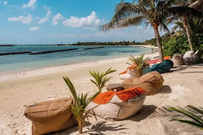 Image de Beachfront Villa for Big Group in Puerto Aventuras