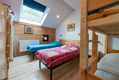 Image de Chambre 'Les Carlines 4' avec vue sur la montagne, terrasse partagée et Wi-Fi