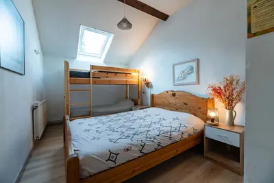 Image de Chambre 'Les Carlines 6' avec vue sur la montagne, terrasse partagée et Wi-Fi