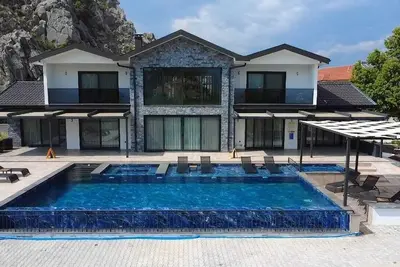 Image de Spacious luxury 5-bedroom villa in wonderful Muğla with Ac