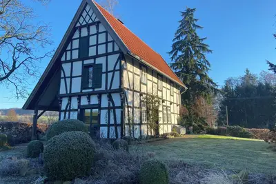 Image de Modernity meets tradition in a green setting