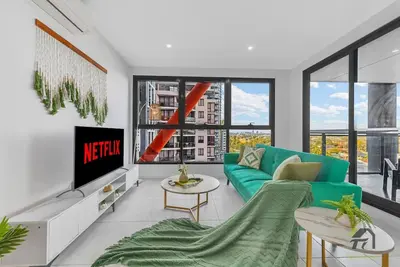 Image de A comfortable two-bedroom Parramatta apartment with complete facilities