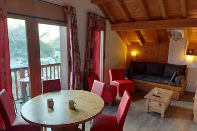 Image de Étage -1, balcon, télévision, casier à ski, 55m², Valloire