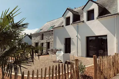 Image de Corps de ferme rénové en maison de charme pour 6 pers, proches des plages.