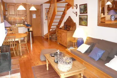 Image de Duplex charmant 3 pièces, 6 pers, centre Méribel, proche pistes, Wifi